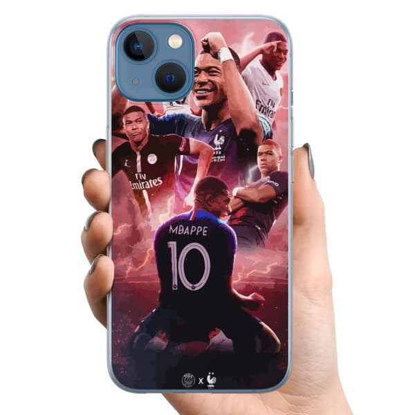 Apple iPhone 13 TPU Mobilcover Kylian Mbappé