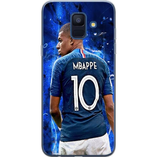 Samsung Galaxy A6 (2018) Genomskinligt Skal Kylian Mbappé