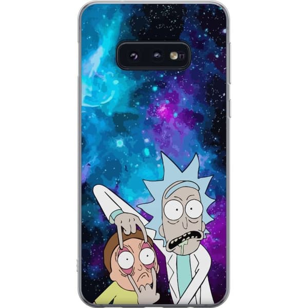 Samsung Galaxy S10e Gennemsigtig cover Rick og Morty