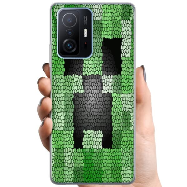 Xiaomi 11T Pro TPU Mobilcover Creeper / Minecraft
