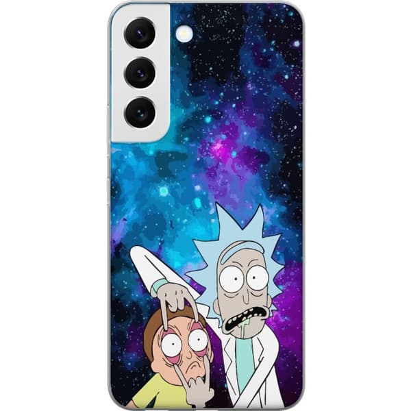 Samsung Galaxy S22+ 5G Gennemsigtig cover Rick og Morty