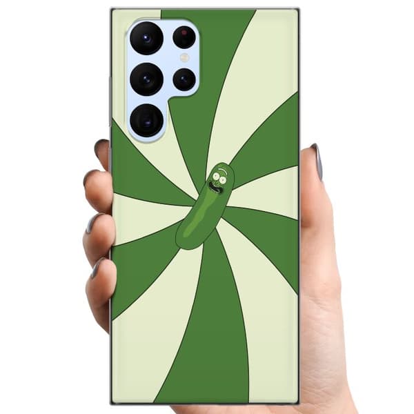 Samsung Galaxy S22 Ultra 5G TPU Matkapuhelimen kuori Pickle Rick