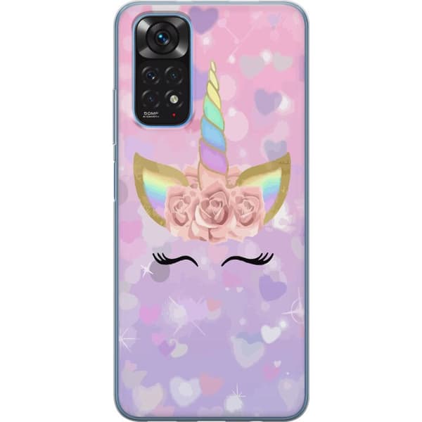 Xiaomi Redmi Note 11 Läpinäkyvä kuori Unikko