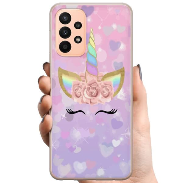 Samsung Galaxy A23 TPU Mobildeksel Unicorn