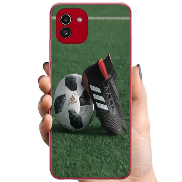 Samsung Galaxy A03 TPU Matkapuhelimen kuori Fotboll