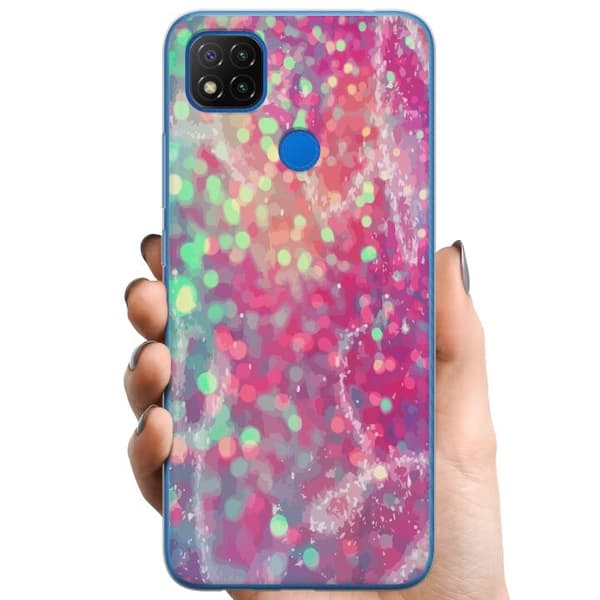 Xiaomi Redmi 9C NFC TPU Mobilcover Glitter