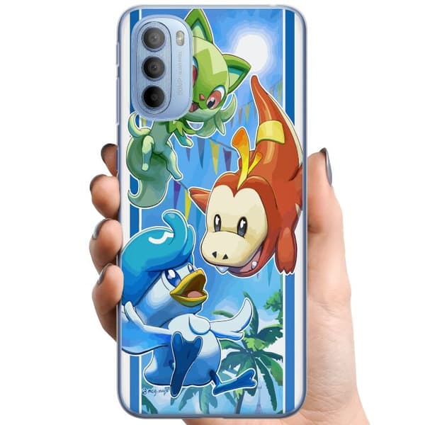 Motorola Moto G31 TPU Mobildeksel Pokemon Team