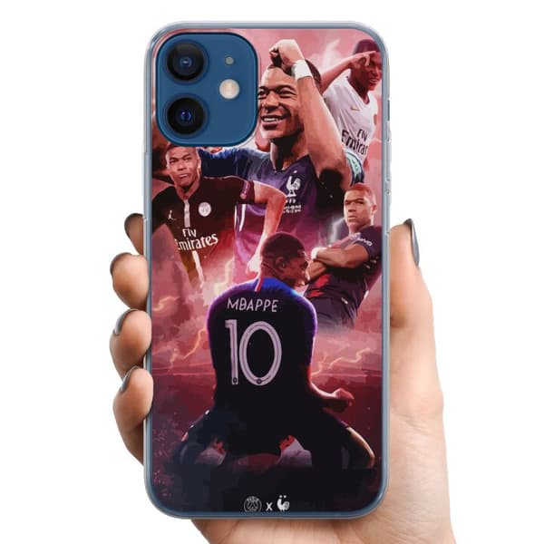 Apple iPhone 12 mini TPU Mobilcover Kylian Mbappé