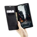 Miniatyrbild 6 av 6: CASEME iPhone 14 Pro Fodral Retro Flip Svart