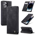Miniatyrbild 1 av 6: CASEME iPhone 14 Pro Fodral Retro Flip Svart
