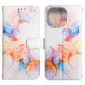 Miniatyrbild 2 av 5: iPhone 14 Pro Fodral Marmor Galaxy Vit