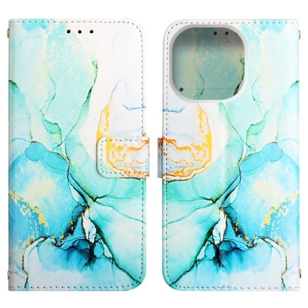 iPhone 14 Pro Fodral Marmor Grön