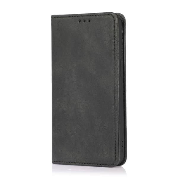 iPhone 14 Pro Fodral Flip Läder Svart