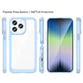 Miniatyrbild 2 av 6: iPhone 14 Pro Max Skal Akryl/TPU Transparent/Blå