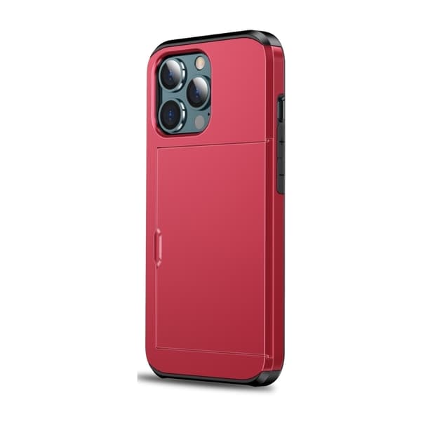 iPhone 14 Pro Max Skal Med Kortfack Röd