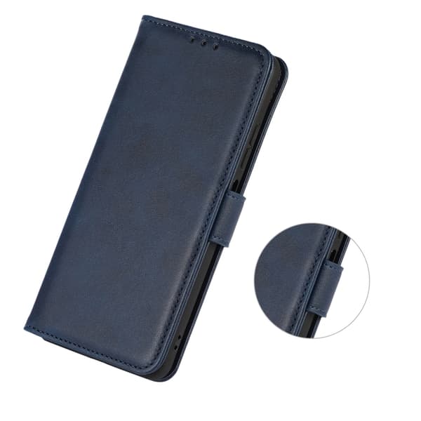 iPhone 14 Pro Max Fodral Läder Blå