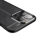 Miniatyrbild 5 av 6: iPhone 14 Pro Max Skal Litchi Textur Blå