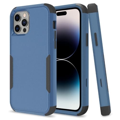 iPhone 14 Pro Max Skal Shockproof Hybrid Blå/Svart