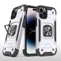 Miniatyrbild 1 av 6: iPhone 14 Pro Skal Shockproof Hybrid Ring Silver