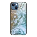 Miniatyrbild 1 av 2: iPhone 14 Skal Marmor Härdat Glas Beach