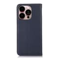 Miniatyrbild 3 av 6: KHAZNEH iPhone 14 Pro Max Fodral Äkta Läder Blå