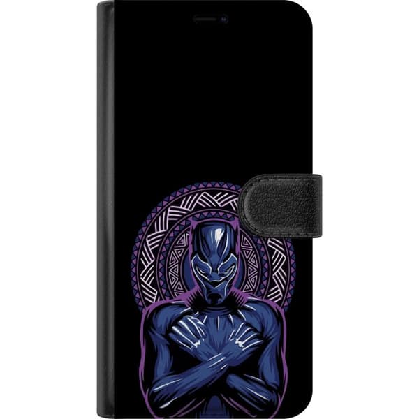 Motorola Moto E6i Tegnebogsetui Black Panther: Wakanda Forever