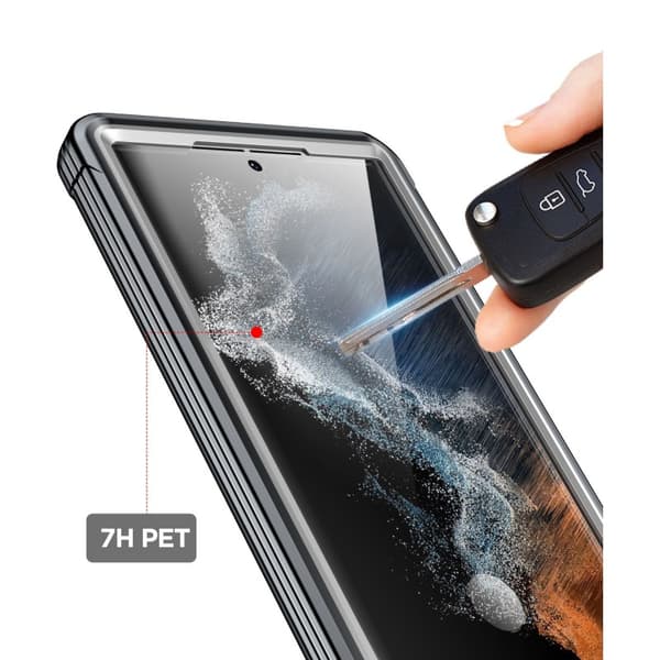 INF Støtsikker vanntett mobildeksel SortSamsung S23 Ultra
