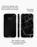 Miniatyrbild 9 av 10: Printed Case iPhone 11 / XR Black Thunder Marble