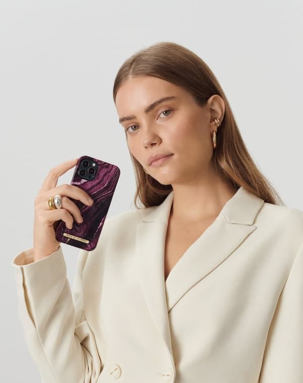 Printed Case Galaxy S21 Ultra Golden Plum
