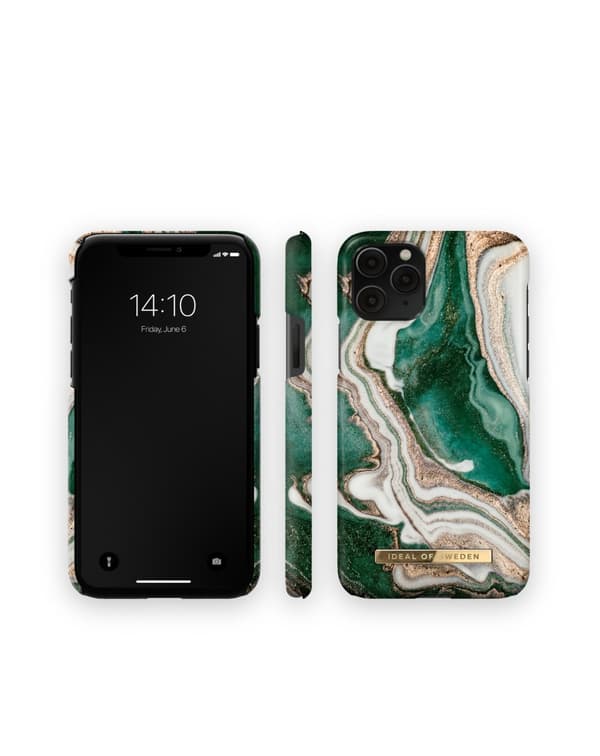 Printed Case iPhone 11 Pro / XS / X Golden Jade Marble