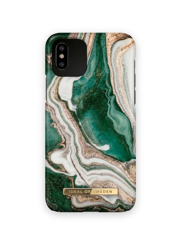 Printed Case iPhone 11 Pro / XS / X Golden Jade Marble