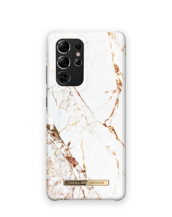 Printed Case Galaxy S21 Ultra Carrara Gold