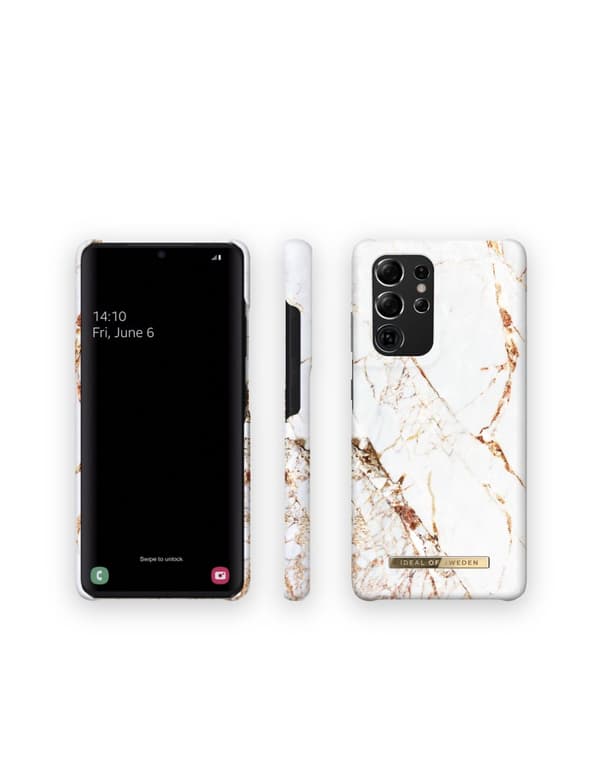 Printed Case Galaxy S21 Ultra Carrara Gold