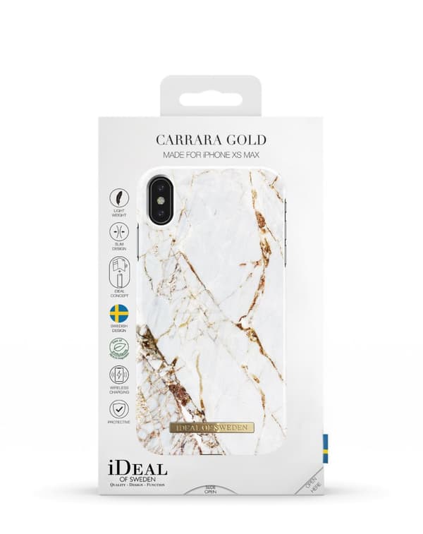 Printed Case iPhone Xs Max Carrara Gold