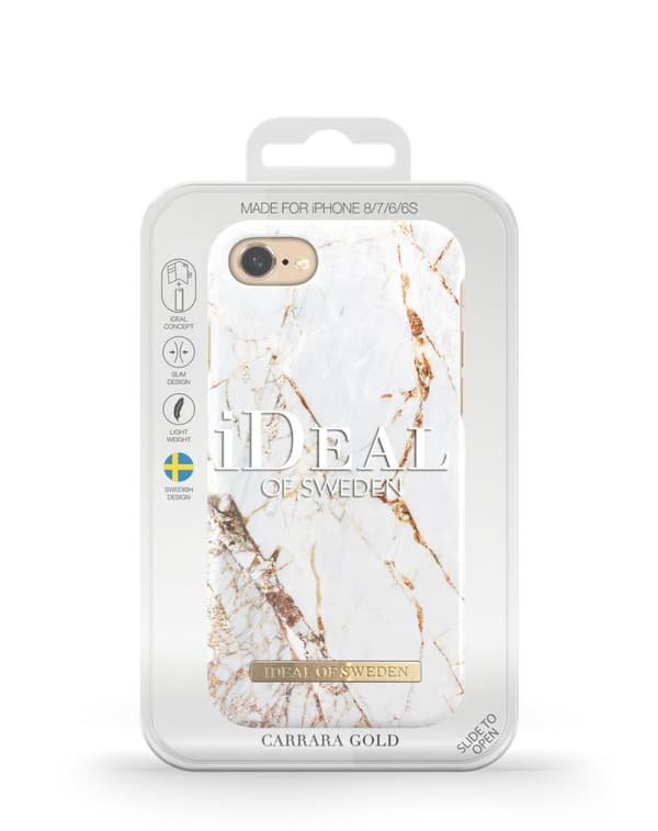 Printed Case iPhone 8 / 7 / 6 / 6S / SE Carrara Gold