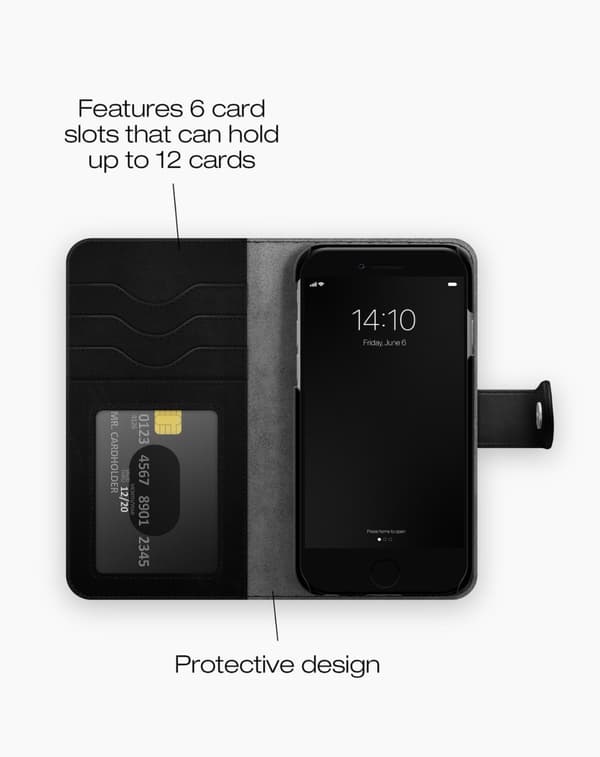 Magnet Wallet+ iPhone 13 Pro Black
