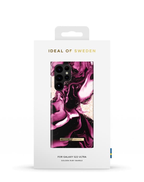 Printed Case Galaxy S22 Ultra Golden Ruby