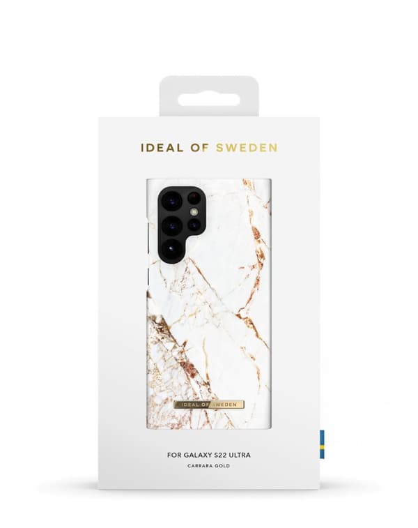 Printed Case Galaxy S22 Ultra Carrara Gold
