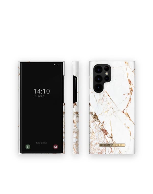 Printed Case Galaxy S22 Ultra Carrara Gold