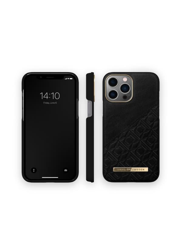 Atelier Case iPhone 12 Pro Max / 13 Pro Max Embossed Black