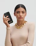 Miniatyrbild 6 av 8: Atelier Case iPhone 12 Pro Max / 13 Pro Max Embossed Black