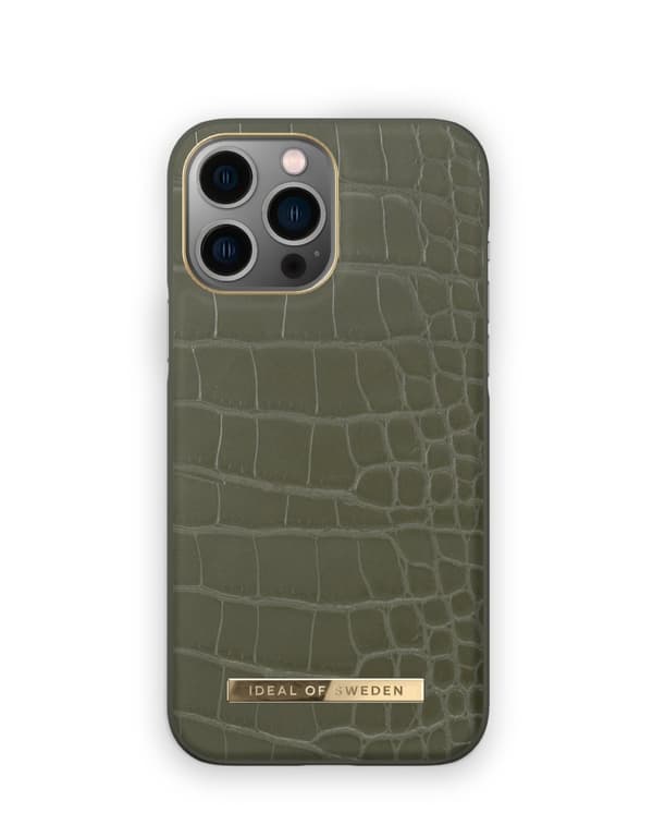 Atelier Case iPhone 12 Pro Max / 13 Pro Max Khaki Croco