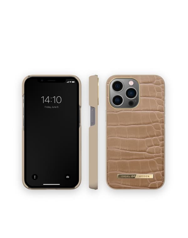 Atelier Case iPhone 13 Pro Camel Croco
