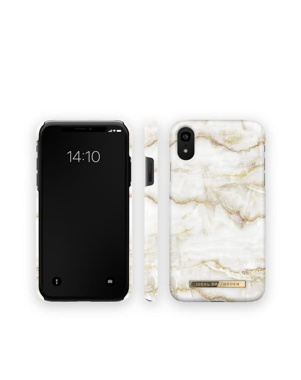 Printed Case iPhone XR Golden Pearl Marble