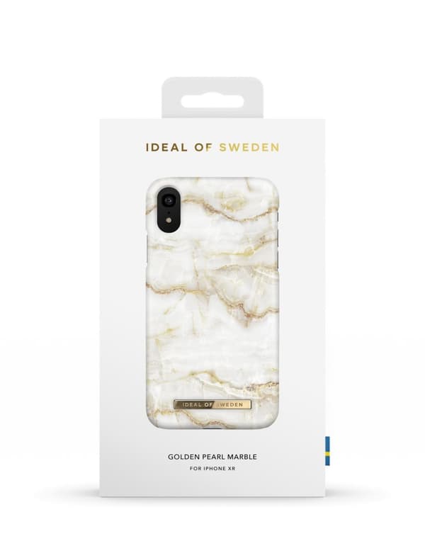 Printed Case iPhone XR Golden Pearl Marble