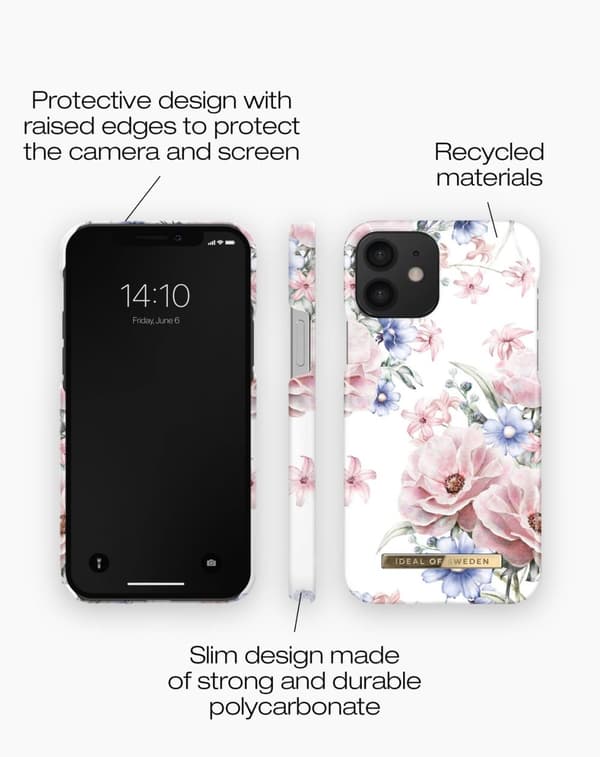 Printed Case iPhone 12 / 12 Pro Floral Romance