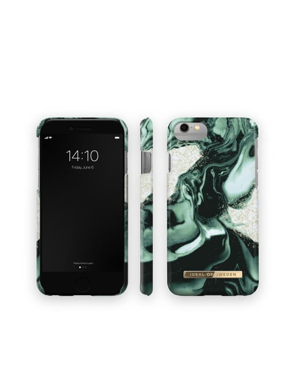 Printed Case iPhone 8 / 7 / 6 / 6S / SE Golden Olive Marble