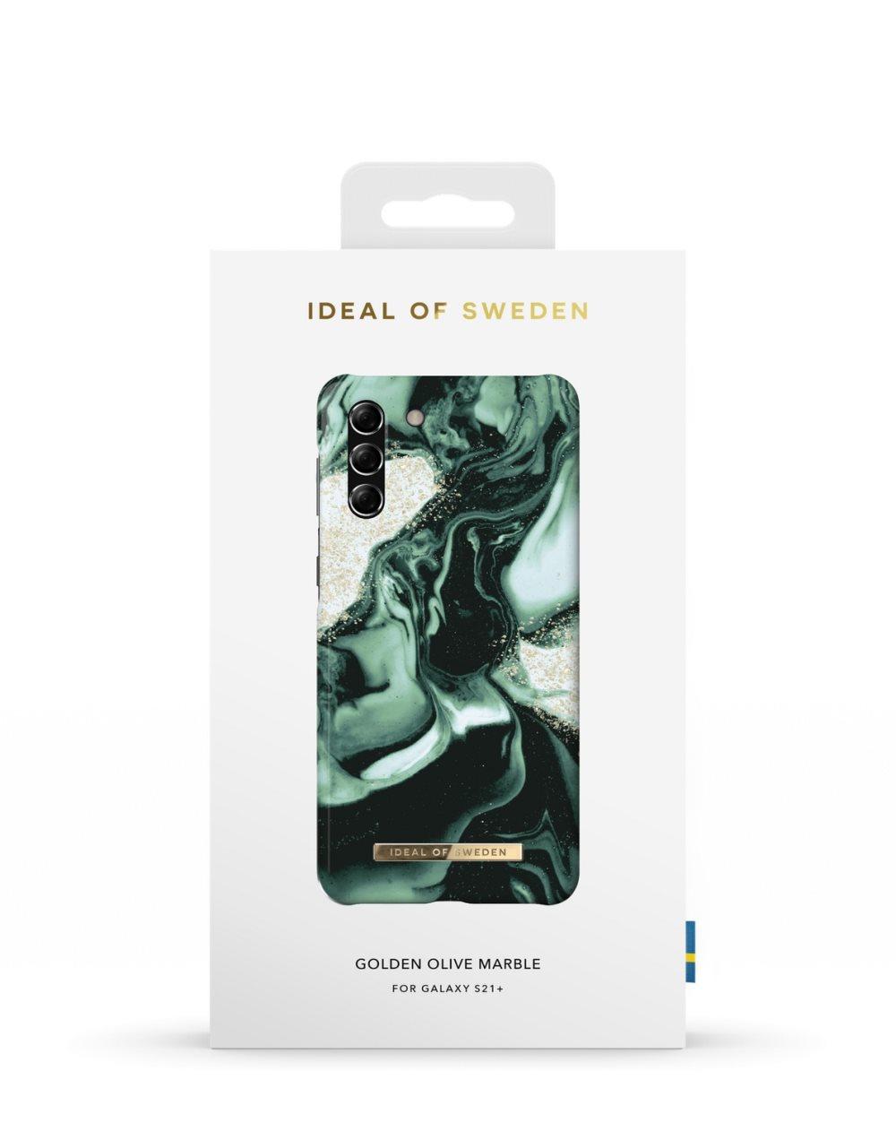 Fashion Case Galaxy S21Plus Golden Olive Marb