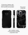 Miniatyrbild 7 av 8: Printed Case iPhone 13 Pro Black Thunder Marble