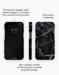 Miniatyrbild 7 av 8: Printed Case iPhone 13 Black Thunder Marble